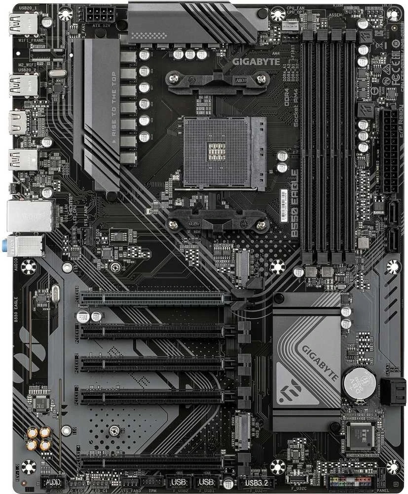 Pagrindinė plokštė GIGABYTE B550 EAGLE AM4 MB 4xDDR4 4xSATA 2xM.2