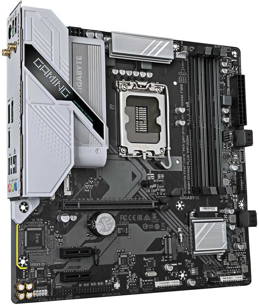Pagrindinė plokštė GIGABYTE B760M G P WIFI DDR4 LGA1700 4xDDR4 4xSATA 2xM.2