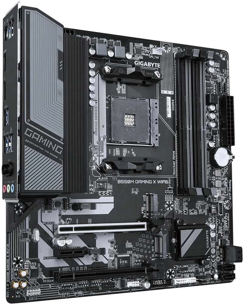 Pagrindinė plokštė GIGABYTE B550M GAMING X WIFI6 AM4 4xDDR4 2xM.2 4xSATA