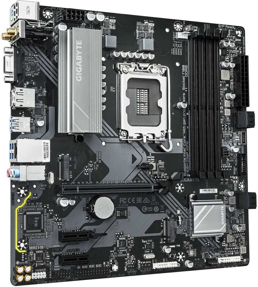 Pagrindinė plokštė GIGABYTE B760M D3HP WIFI6 LGA1700 MB