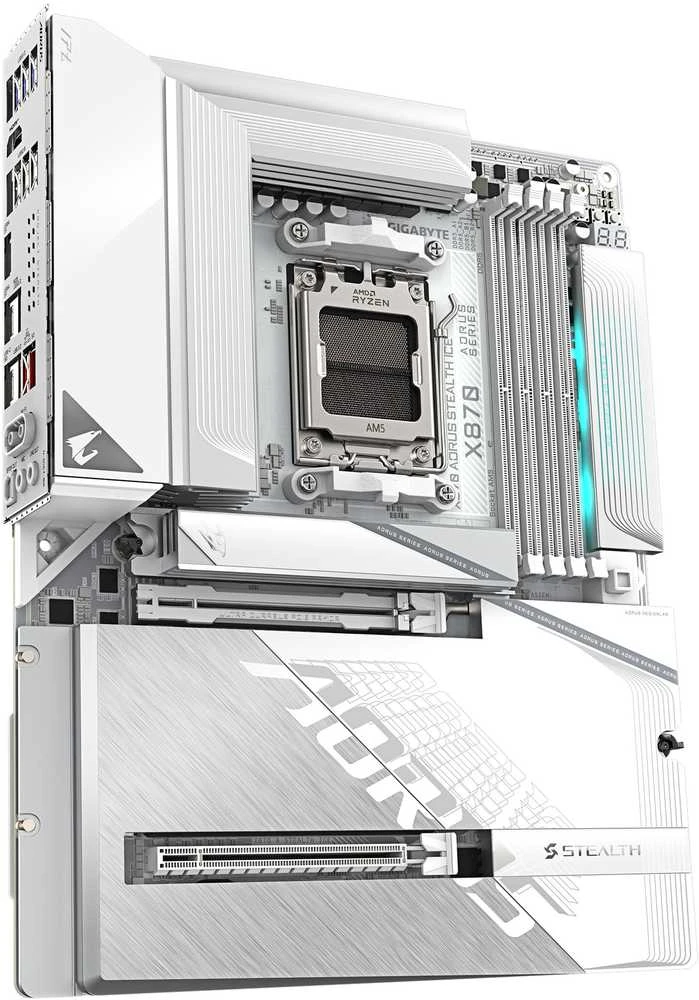 Pagrindinė plokštė Gigabyte X870 AORUS STEALTH ICE