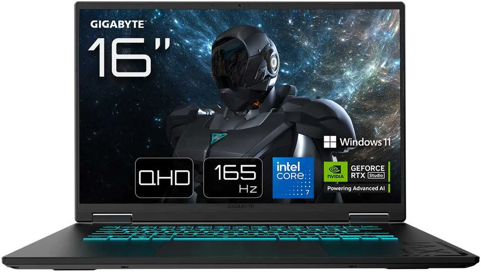 Gaming Nešiojamas kompiuteris Gigabyte GAMING A18 Core7 240H/32GB/1TBSSD/RTX 5070Ti/W11Home - German Klaviatūra