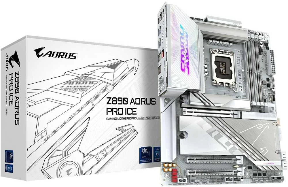 Pagrindinė plokštė GIGABYTE Z890 AORUS PRO ICE