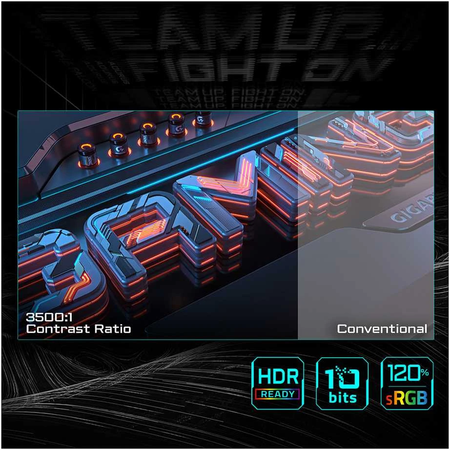 Monitorius Gigabyte | GS32QCA EU | 31.5 " | VA | 180 Hz | 1 ms | 250 cd/m² | HDMI jungčių kiekis: 2