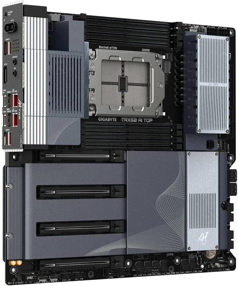 Pagrindinė plokštė Gigabyte TRX50 AI TOP (sTR5) (D)