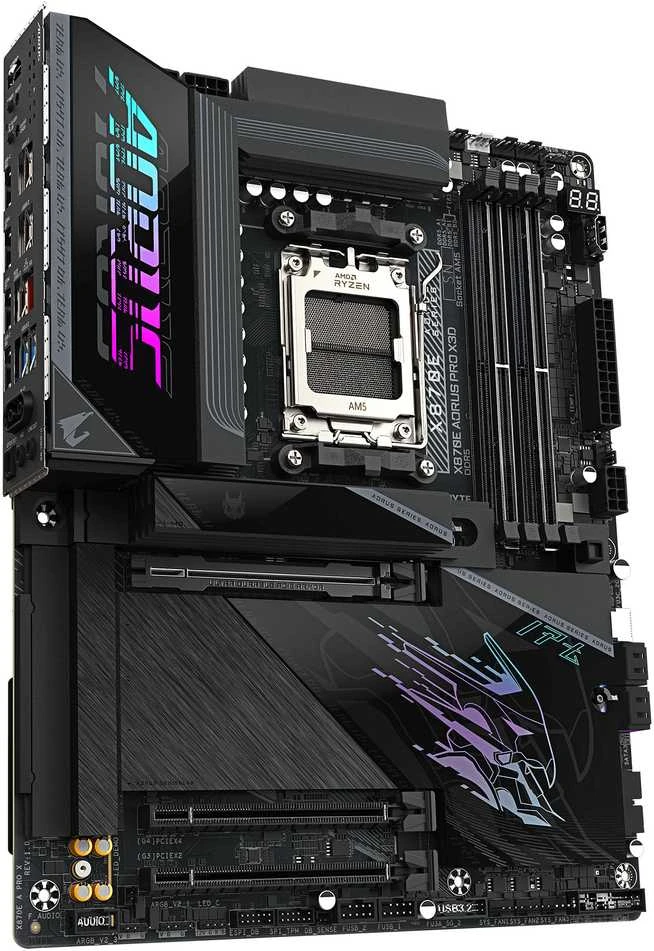 Pagrindinė plokštė Gigabyte X870E AORUS PRO X3D (AM5) (D)