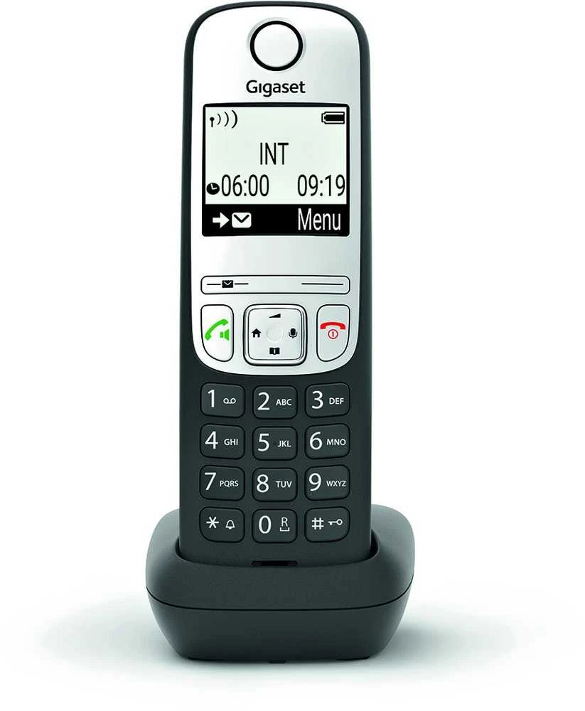 GIS Gigaset A690HX Analoginio ryšio / DECT telefonas Skambintojo ID Juoda, Sidabras