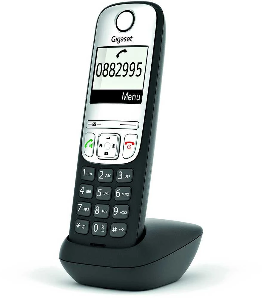 GIS Gigaset A690HX Analoginio ryšio / DECT telefonas Skambintojo ID Juoda, Sidabras