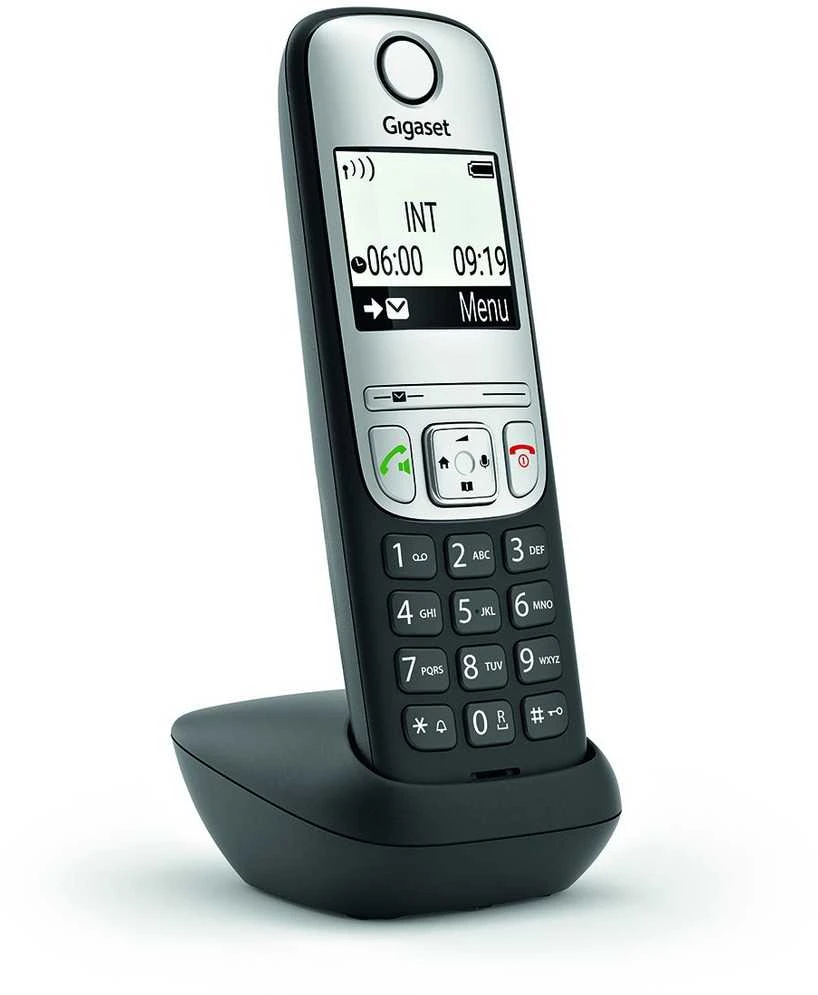 GIS Gigaset A690HX Analoginio ryšio / DECT telefonas Skambintojo ID Juoda, Sidabras