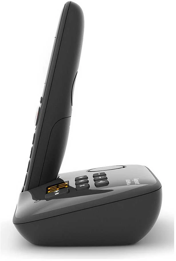 GIS Gigaset AS690A Analoginio ryšio / DECT telefonas Skambintojo ID Juoda