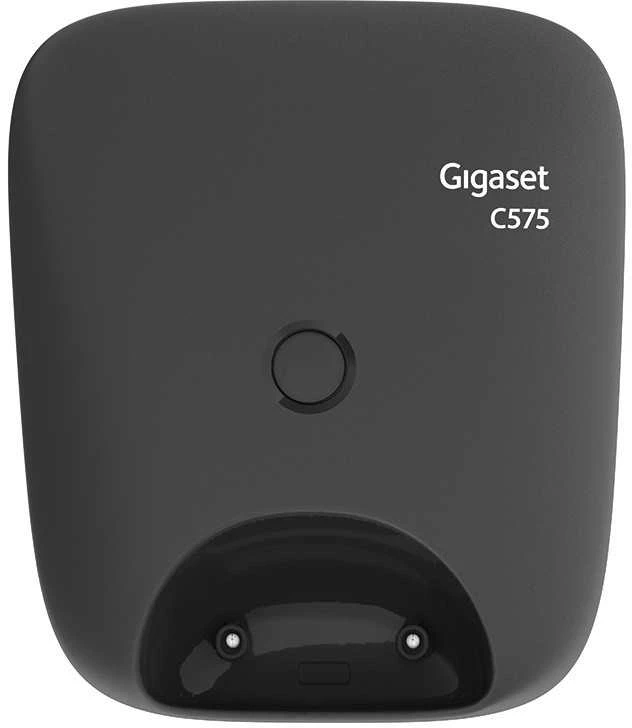 GIS Gigaset C575 Analoginio ryšio / DECT telefonas Skambintojo ID Juoda