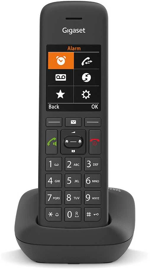 GIS Gigaset C575 DECT telefonas Skambintojo ID Juoda