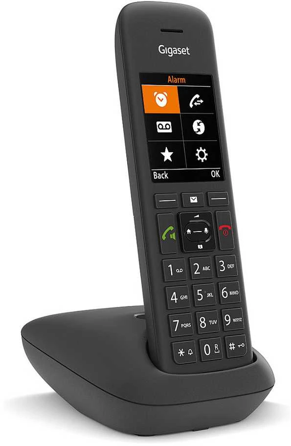 GIS Gigaset C575 DECT telefonas Skambintojo ID Juoda
