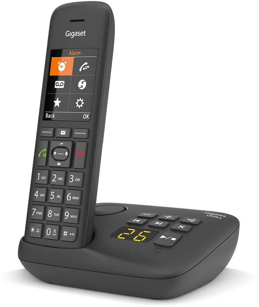 Gigaset C575A belaidis telefonas su atsakikliu - juodas