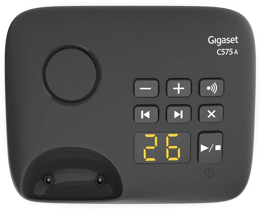 Gigaset C575A belaidis telefonas su atsakikliu - juodas