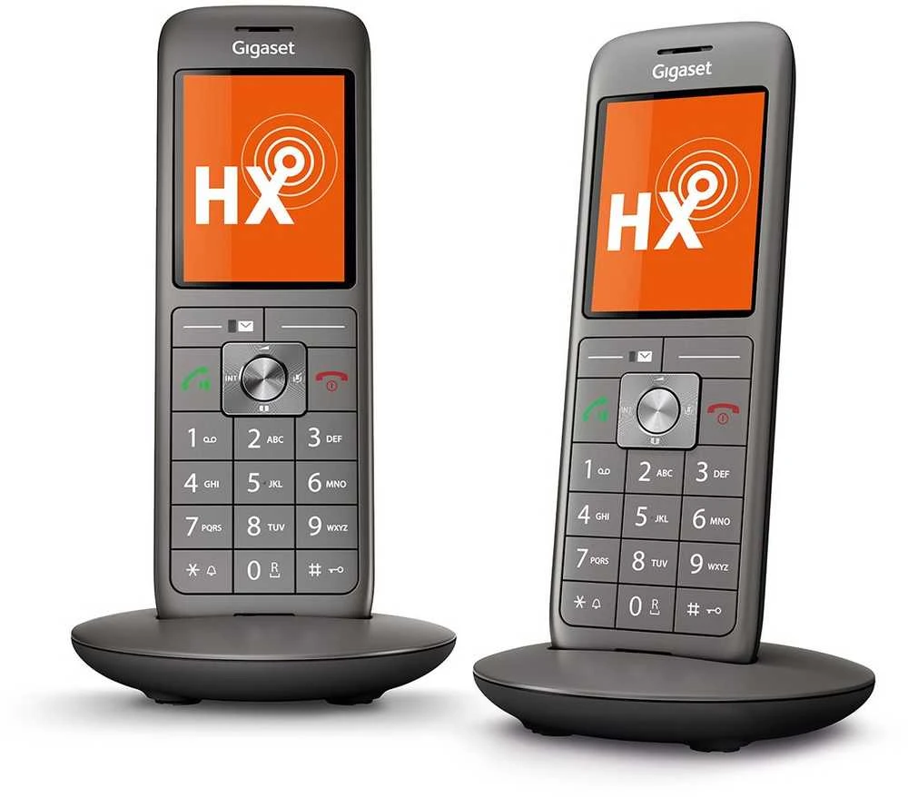 GIS Gigaset CL660HX Analoginio ryšio / DECT telefonas Skambintojo ID Antracitas, Juoda