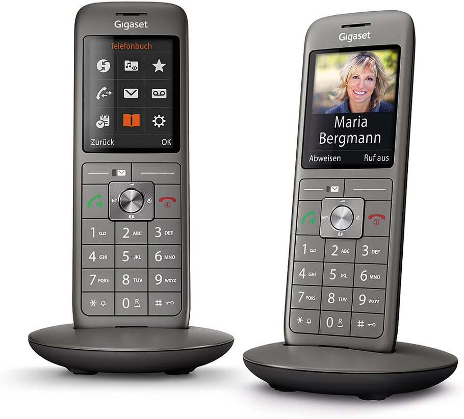 GIS Gigaset CL660HX Analoginio ryšio / DECT telefonas Skambintojo ID Antracitas, Juoda