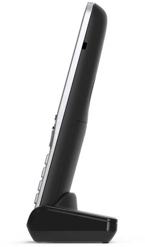 GIS Gigaset COMFORT 500HX duo Analoginio ryšio / DECT telefonas Skambintojo ID Juoda, Sidabras