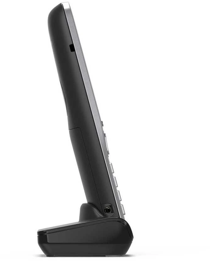 GIS Gigaset COMFORT 500HX duo Analoginio ryšio / DECT telefonas Skambintojo ID Juoda, Sidabras