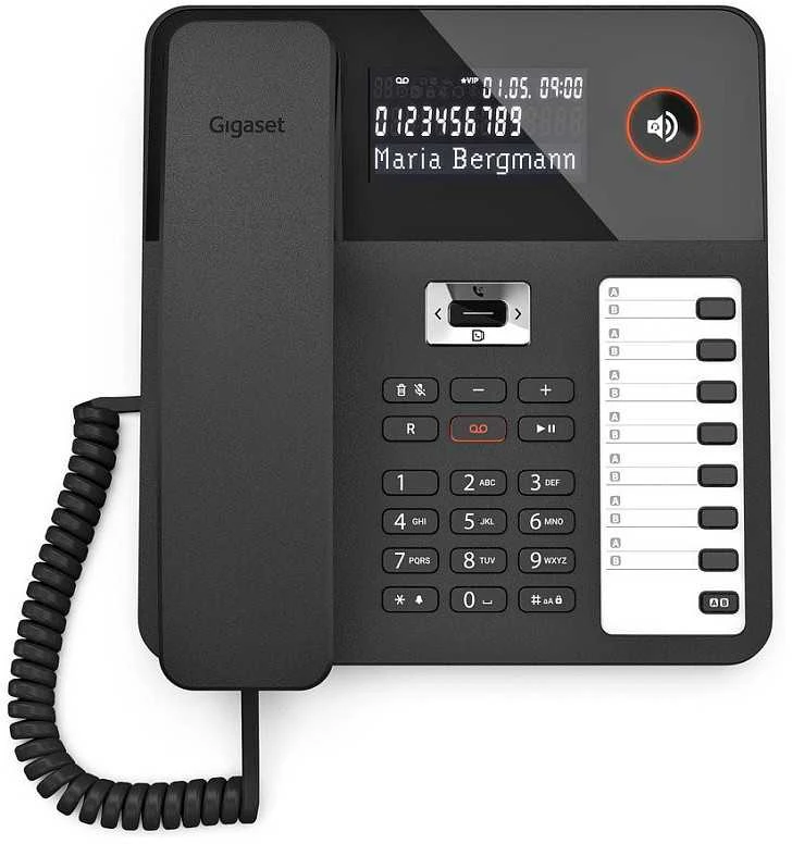 GIS Gigaset Desk 800A DECT telefonas Juoda