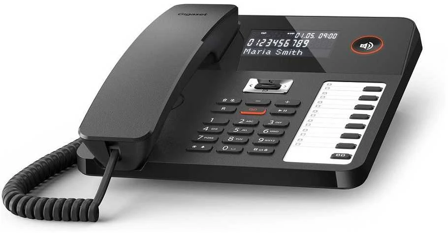 GIS Gigaset Desk 800A DECT telefonas Juoda