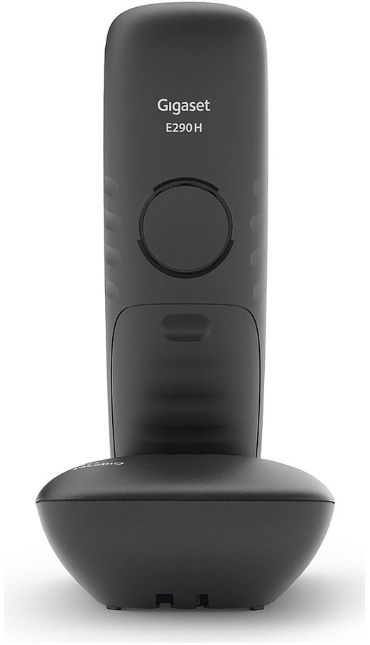 GIS Gigaset E290 Analoginio ryšio / DECT telefonas Skambintojo ID Juoda