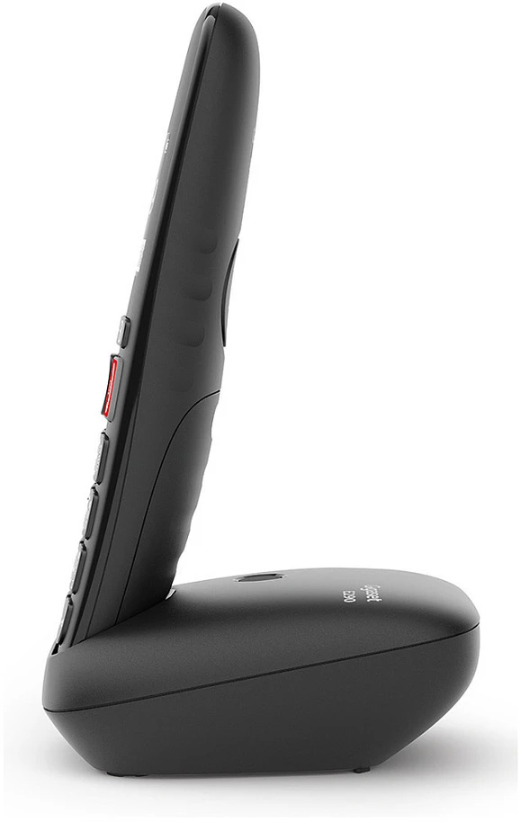 GIS Gigaset E290 Analoginio ryšio / DECT telefonas Skambintojo ID Juoda