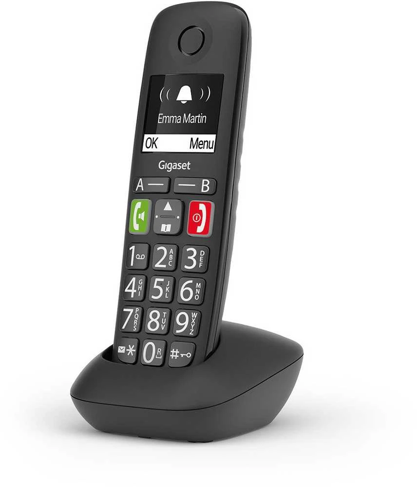 Siemens DECT E290HX telefonas juodas