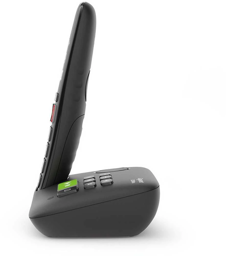 GIS Gigaset E290A Analoginio ryšio / DECT telefonas Skambintojo ID Juoda