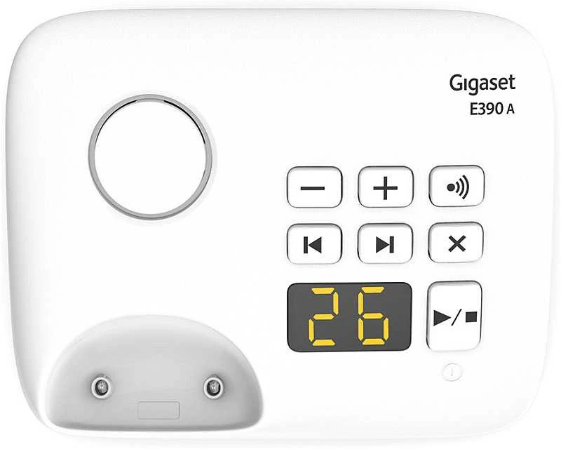GIS Gigaset E390A DECT telefonas Skambintojo ID Balta