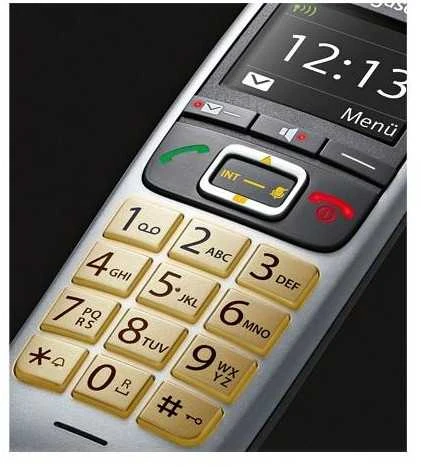 Gigaset fiksuotojo ryšio telefonas Gigaset E560 telefonas pilkas / sidabrinis S30852-H2708-B101