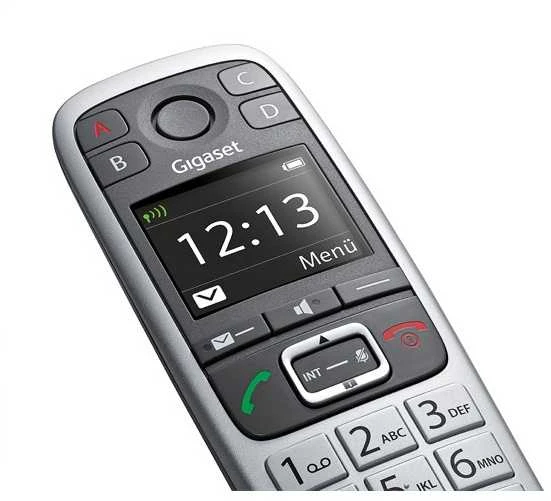 GIS Gigaset E560HX Analoginio ryšio / DECT telefonas Skambintojo ID Pilka, Sidabras