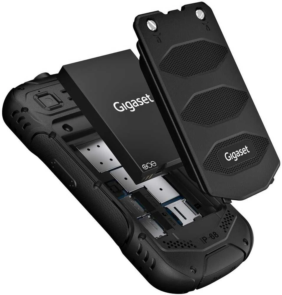 Telefonas stacionarus Gigaset Gigaset GLX 8 ACTIVE Duo Dual Sim Juodas