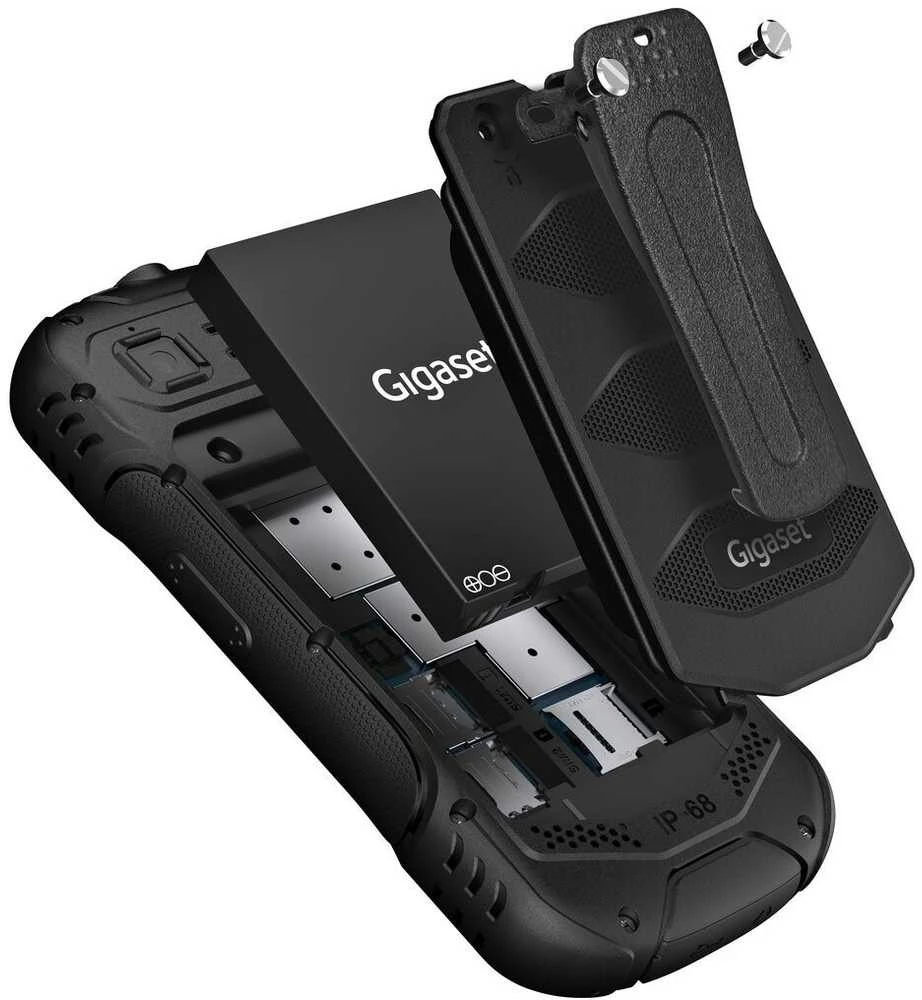 Telefonas stacionarus Gigaset Gigaset GLX 8 ACTIVE Duo Dual Sim Juodas