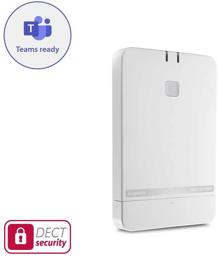 GIS Gigaset N610 IP PRO DECT bazinė stotis Balta