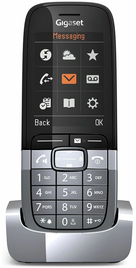 GIS Gigaset SL850H Pro DECT telefonas Skambintojo ID Titanas