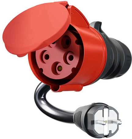 Go Echarger Go-e Gemini flex adapteris 22 kW CEE 3- fazė 32A - namų lizdas (CH-04- 02)