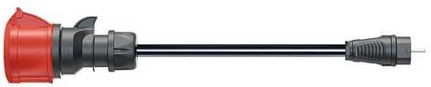 Go-e Gemini flex adapteris su raudona CEE jungtimi ir laidu
