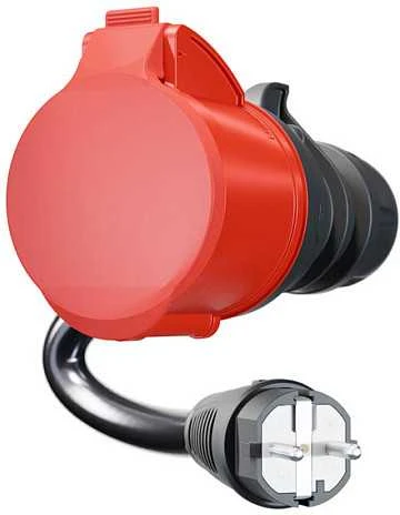Go Echarger Go-e Gemini flex adapteris 22 kW CEE 3- fazė 32A - namų lizdas (CH-04- 02)