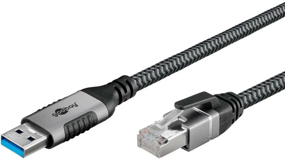 „Goobay“ USB 3.0 – RJ45 FTP cat.6 tinklo kabelis – 1,5 m