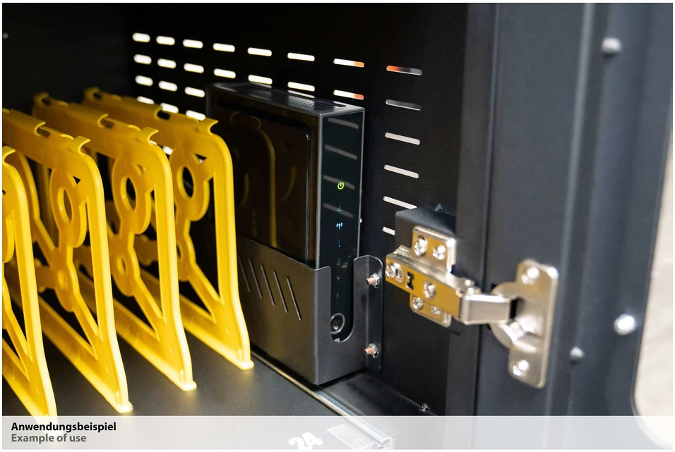 GoodConnections Good Connections GC ANTARES PRO N36C įkrovimo vežimėlis iki 15,6" USB-C 65W PD3.0 UVC dezinfekcija. juoda