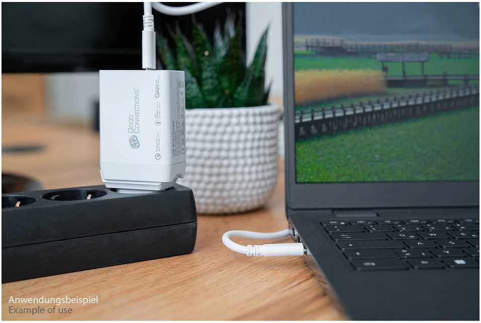 Good Connections Įkroviklis Alcasa PCA-W007W Mobilusis įkroviklis Universalus baltas AC Greitas įkrovimas Vidinis