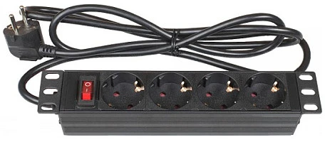 GoodConnections „Alcasa Good Connections“ 19 colių PDU 4 lizdų maitinimo lizdas (GC-N0103)