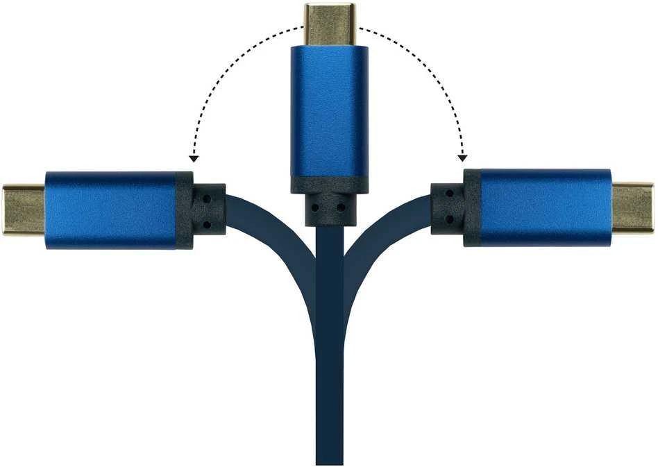 GoodConnections Geros jungtys Geros jungtys USB-C ir HDMI 2.0b 60Hz CU 1m blau
