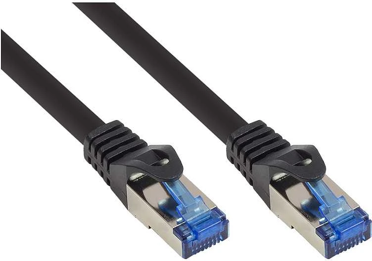 Good Connections Geros jungtys 0,5m RNS Patchkabel SmartFLEX CAT6A S/FTP PiMF juodas