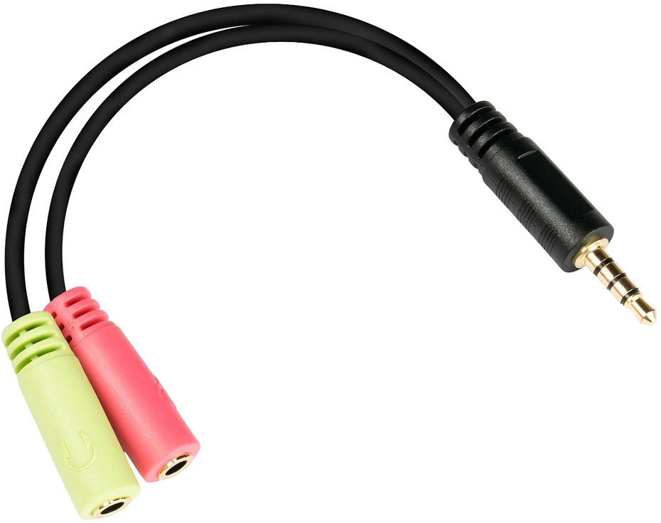 Audio skirstytuvas 3.5mm į 2x3.5mm
