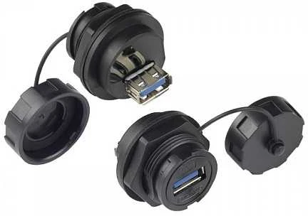 GoodConnections USB A panelinis adapteris su apsauginiu dangteliu
