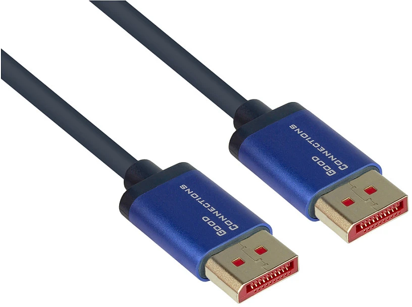 Alcasa DisplayPort 1.4 kabelio jungtys
