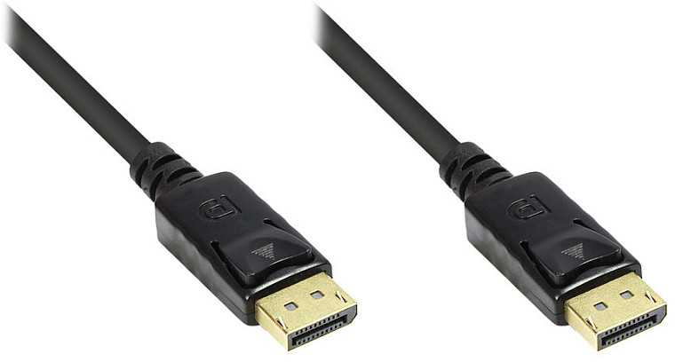 Good Connections Alcasa Alcasa 4810-075G DisplayPort kabelis 7,5 m Juodas