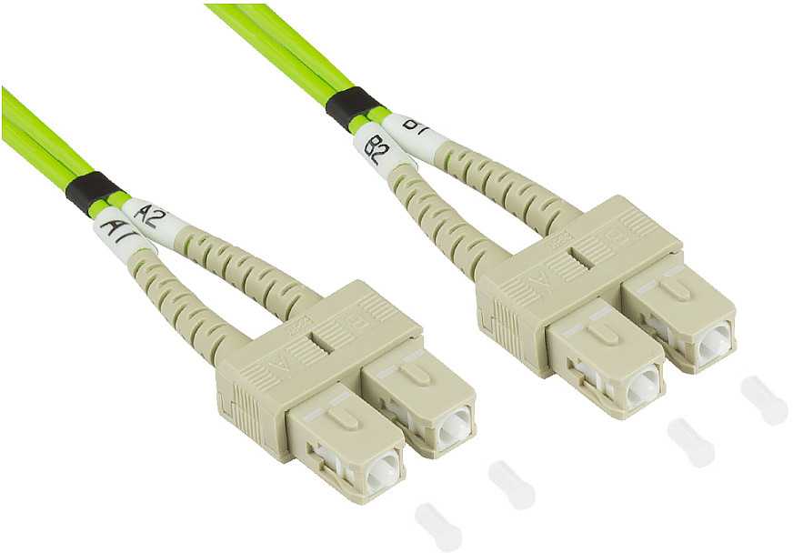 Alcasa Alcasa LW-803SC5 „InfiniBand“ / šviesolaidinis kabelis 3 m SC žalias